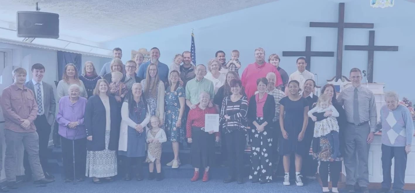 The Lighthouse Baptist Fellowship church family gathered for its charter service